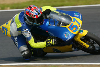 Image of Chaz racing